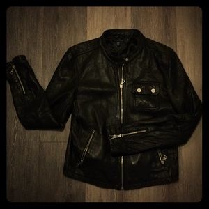 Tommy Hilfiger Women’s Genuine Leather Jacket